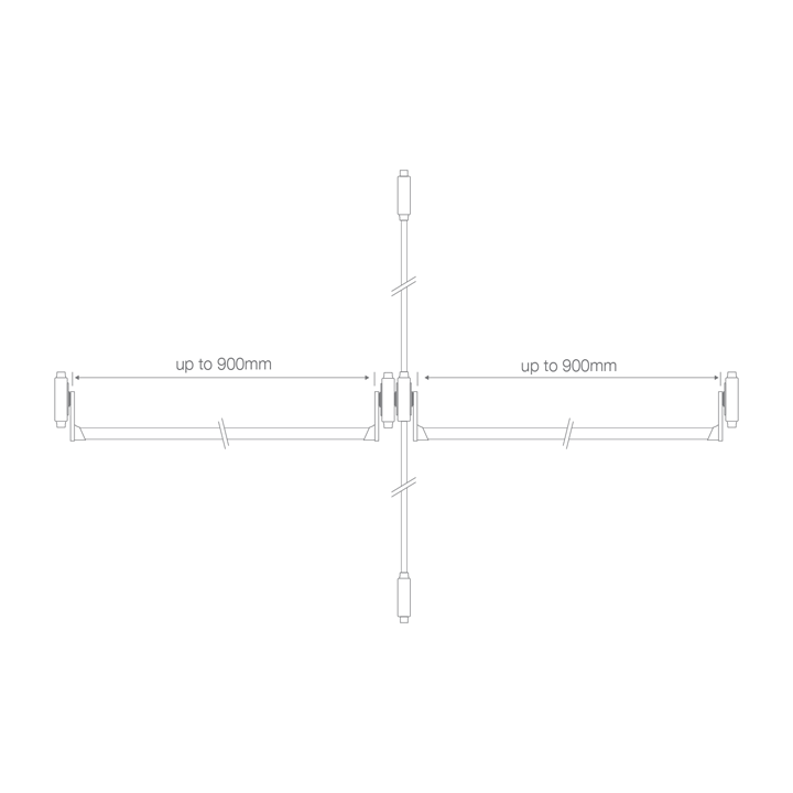 QS400/3 Panic Hardware