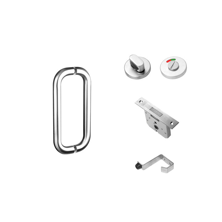 Commercial toilet door set